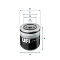 UFI 23.167.00 Ölfilter Öl Filter für Audi Fiat Renault VW Iveco 1991 - 2002