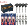 4x DENCKERMANN Zündspule +4x NGK Zündkerze Iridium IX für Toyota Yaris SCP1_