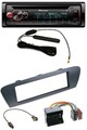 Pioneer USB DAB MP3 Bluetooth CD Autoradio für Renault Scenic (ab 12) - grau