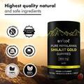 Himalayan Shilajit GOLD Gummies, Bio, extrem wirksam 3000mg, Fulvosäure