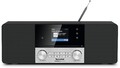 TechniSat DIGITRADIO 3 VOICE DAB+ Radio CD-Laufwerk UKW RDS USB schwarz/silber
