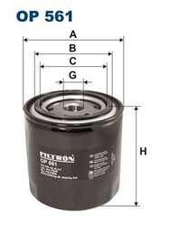 Filtron OP 563 Filter, Arbeitshydraulik Hydraulische Anlage