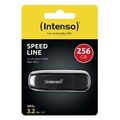 Intenso USB Stick 256GB Speicherstick Speed Line schwarz USB 3.2