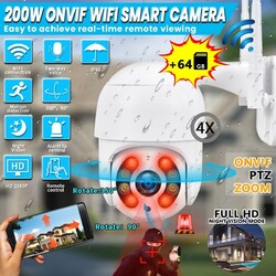 1/2pcs ICSEE 1080P IP NETZWERK CAMERA FUNK WLAN WIFI AUßEN ÜBERWACHUNGSKAMERA
