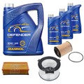 FEBI BILSTEIN Inspektionspaket 8L MANNOL Defender 10W-40 für VW Transporter IV