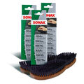 SONAX 04167410 3x Textil & Leder Bürste Textilbürste Lederreinigung Reinigung