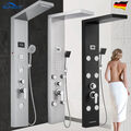 LCD Duschpaneel Duschsystem Regendusche Set Edelstahl Duscharmatur mit Massage 