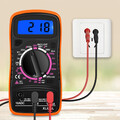 Lcd Digital Multimètre Voltmeter Amperemeter Ac -Dc Ohm -Stromkreis -Tester ≌