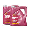 8 Liter (2x4) MANNOL Energy Combi LL 5W-30 API SN Motoröl 5W30 4036021401300
