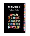 Adressbuch: Telefonbuch Mit Register a-Z - Telefonregister A5 Deutsch Für Senio