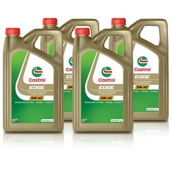4x 5 L = 20 LITER CASTROL EDGE 5W-40 MOTOR-ÖL MOTOREN-ÖLDie Nr.1* für Autoteile: Top-Preis-Leistungs-Verhältnis