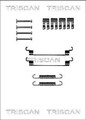TRISCAN Zubehörsatz, Bremsbacken Hinterachse u.a. für FIAT, FORD