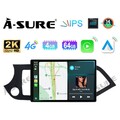 13"4+64GB Android 14 Carplay Autoradio 2K Navi WIFI BT Für KIA Picanto 2011-2016