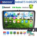 DAB+ Android15 Für VW Golf 5 6 Plus Tiguan Touran KAM Autoradio Navi CahtGPT 64G
