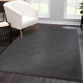 Teppich Moment Hochflor Weich 3D-Optik Hoch Tief Effekt Modern Schlafzimmer Flur
