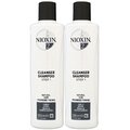 Nioxin System 2 Cleanser Shampoo Step 1 2 x 300 ml für sichtbar dünner werdendes