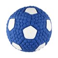 Hundespielzeug-Ball - Bissfester Fußball-förmiger Latex-Gummiball mit Quietsc...