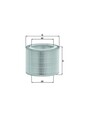 MAHLE Luftfilter LX 3009 Filtereinsatz für 500 SETRA 400 NEW TM