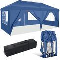 3x3m/3x6m Wasserdicht Anti-UV Pavillon Stabil Partyzelt Gartenzelt UV Schutz 50+