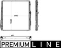 MAHLE Motorkühler Wasserkühler PREMIUM LINE CR 2094 000P für SCANIA 1