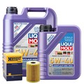 Motoröl 5W40 LIQUI MOLY Leichtlauf High Tech 6L+HENGST Ölfilter