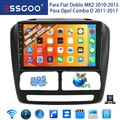 2+32G Android15 Autoradio Für Fiat Doblo Opel Combo D GPS Navi Apple CarPlay KAM