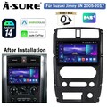 DAB+ 64G Android 14 Carplay Autoradio DSP GPS Navi Für Suzuki Jimny SN 2005-2017