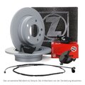 ZIMMERMANN Bremsscheiben 354mm Beläge Sensor für LAND ROVER RANGE ROVER 3 hinten