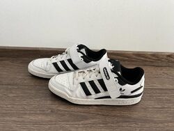 Adidas Forum Low Sneakers Schuhe Größe 46 Cloud White / Core Black  TOP
