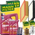 MANN INSPEKTIONSPAKET+7L MANNOL 5W-30 MOTORÖL passend für BMW 3er E36 320-328i