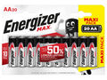 Energizer Max Batterie Mignon (AA) 20 Stück - B-Ware neuwertig