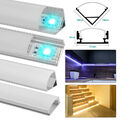 10x1m LED Aluminium Profil für LED Streifen Alu Schiene Leiste Aluprofil Decke
