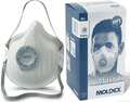 20x Moldex Maske FFP2 NR D / m. Klimaventil Mundschutz Atemschutz / 2405 240515