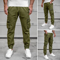 Cargohose Freizeithose Laufhose Trainingshose Sporthose JoggerHerren BOLF Cargo 