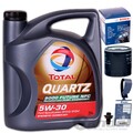 BOSCH ÖLFILTER F026407078+TOTAL 5W30 ÖL für FORD FOCUS 2 3 MONDEO 3 4 5 FIESTA