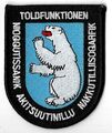 GRÖNLAND Greenland CUSTOMS ZOLL Abzeichen Patch TOLDFUNKTIONEN Nioqqutissanik
