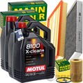 MANN INSPEKTIONSKIT+10L MOTUL 5W30 MOTORÖL passend für MERCEDES VITO VIANO MIXTO