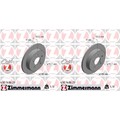 2x ZIMMERMANN BREMSSCHEIBEN 278mm VOLL HINTEN passend für CHEVROLET ALERO TRANS