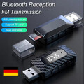FM Transmitter Bluetooth 5.0 Auto Radio Adapter KFZ Freisprechanlage MP3 Player.