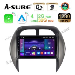 DAB 9" Für Toyota RAV4 2003-2005 Android 13 Autoradio GPS NAVI Wifi Bluetooth FM