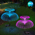 2-4X Solarleuchten Feuerwerk 7-Farben RGB Außen LED Solarlampen Garten Dekor NEW