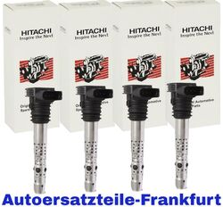 4x HITACHI ZÜNDSPULE A3 A4 A6 TT VW GOLF 4 POLO 9N PASSAT SEAT IBIZA LEON SKODA