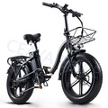 20 Zoll Elektrofahrrad 48V 18AH Fat Reifen Klapp Citybike 750W Trekking Pedelec