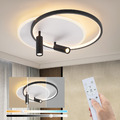 GBLY 45W 2 Flammig Dimmbar Deckenleuchte mit 2 Strahler Wohnzimmer Esszimmer