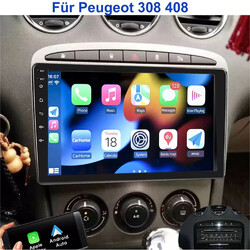 Android 13 Carplay Autoradio GPS Navi 6G+64G Für Peugeot 308 408 RCZ 2007-2013