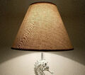 Lampenschirm Tischlampe Stehlampe E27 Leinen-Beige oder Weiß Ø 32 und 42 cm 