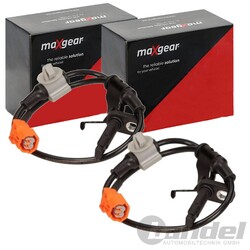 2X MAXGEAR ABS-SENSOR RADDREHZAL HINTEN PASSEND FÜR HONDA ACCORD LINKS+RECHTS