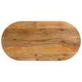 Tischplatte Oval Holzplatte Massivholzplatte Ersatztischplatte Massivholz vidaXL