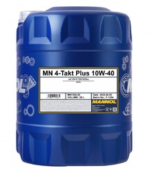 MANNOL 4-Takt Plus 10W-40 20 Liter Motoröl Teilsynthetisch Öl Motorradöl