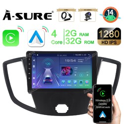 DAB+ Für Ford Transit 2015-2019 CarPlay Android 14 Autoradio GPS NAVI 2G+32G RDS